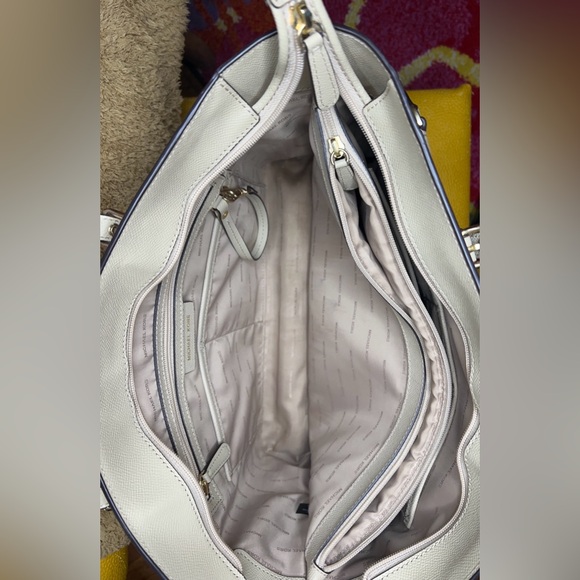 Michael Kors - Tote Style Purse - Gold Metallic Features - Picture 8 of 11